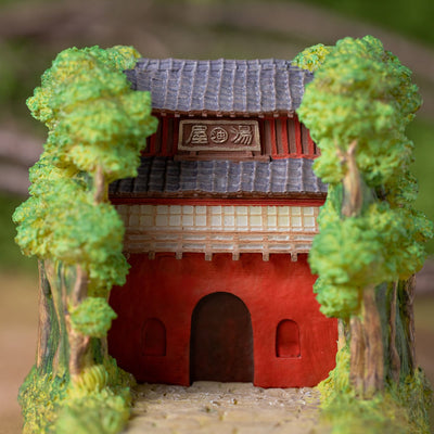 Spirited Away - Stone Guardian Tunnel Diorama Tray with Paperweight - official view 6