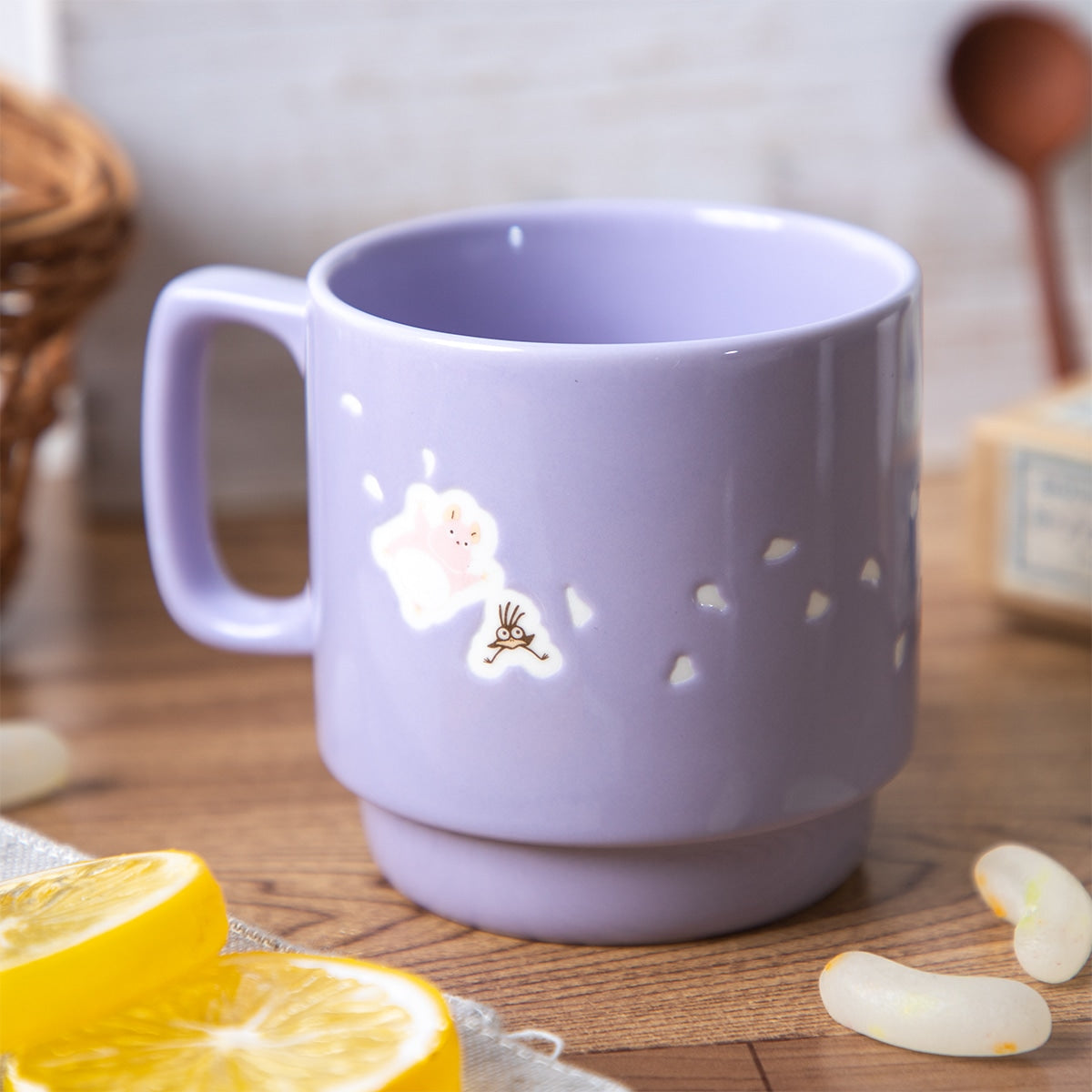 Spirited Away True Name Poko Poko Textured Mug - official view 2