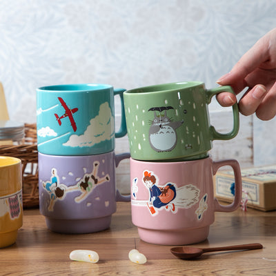 Spirited Away True Name Poko Poko Textured Mug - official view 11