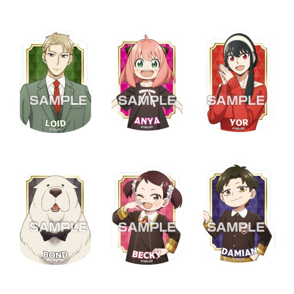 SPY x FAMILY Chara Cut Sticker Gum designs, group 1