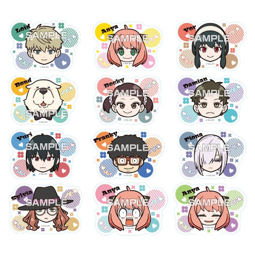 SPY x FAMILY Chara Cut Sticker Gum - 16-Pack Box – JumpIchiban
