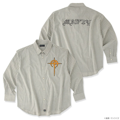 STRICT-G Mafty gray check shirt - product arrangement