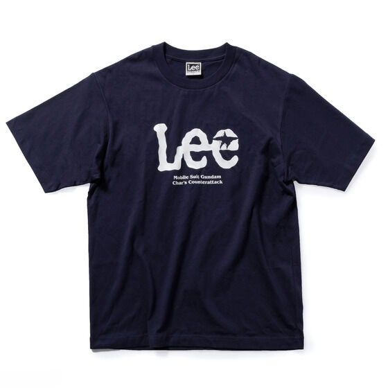 STRICT-G x Lee Gundam Char's Counterattack axis logo navy t shirt - official photo 10
