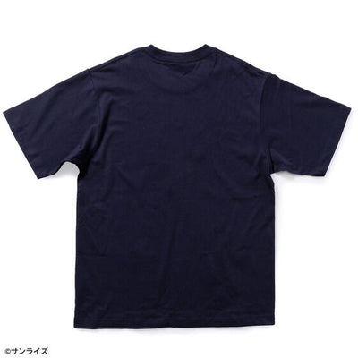 STRICT-G x Lee Gundam Char's Counterattack axis logo navy t shirt - official photo 2