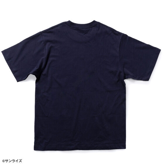 STRICT-G x Lee Gundam Char's Counterattack axis logo navy t shirt - official photo 2