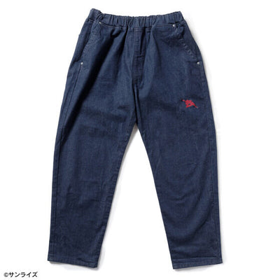 STRICT-G x Lee Gundam Char's Counterattack rx 93 fleeasy indigo denim pants - official photo 1