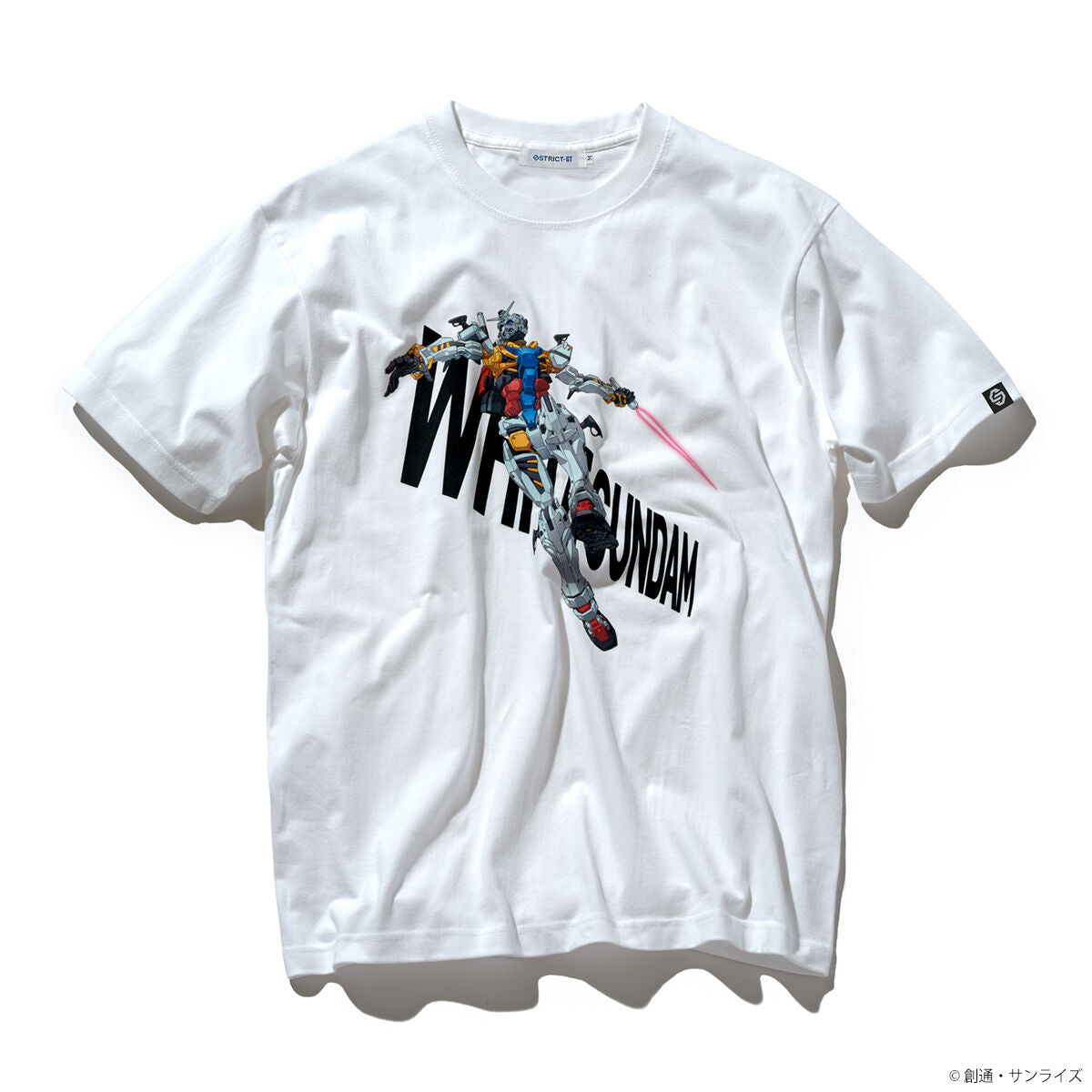 STRICT-G Mobile Suit Gundam GQuuuuuuX - White Gundam T-Shirt - official product view 2
