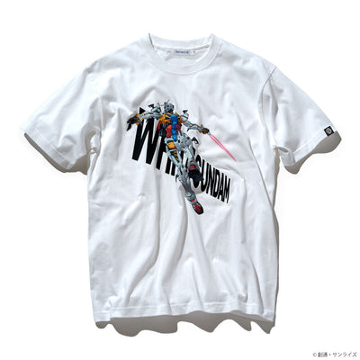 STRICT-G Mobile Suit Gundam GQuuuuuuX - White Gundam T-Shirt - official product view 2