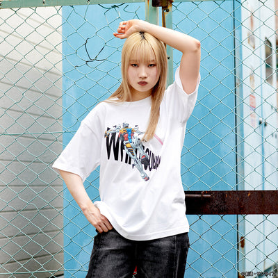 STRICT-G Mobile Suit Gundam GQuuuuuuX - White Gundam T-Shirt - official product view 5