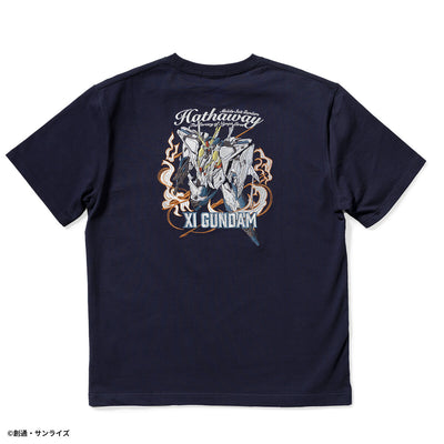 STRICT-G Mobile Suit Gundam Hathaway - Xi Gundam Embroidered T-Shirt - official product view 2
