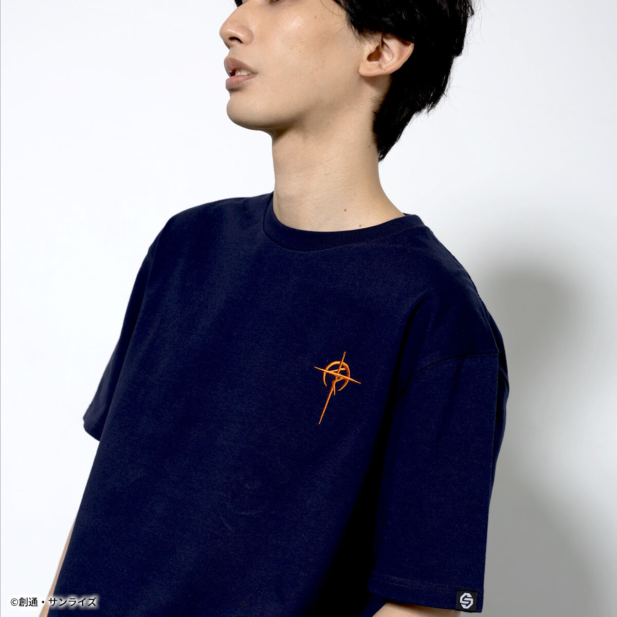 STRICT-G Mobile Suit Gundam Hathaway - Xi Gundam Embroidered T-Shirt - official product view 4