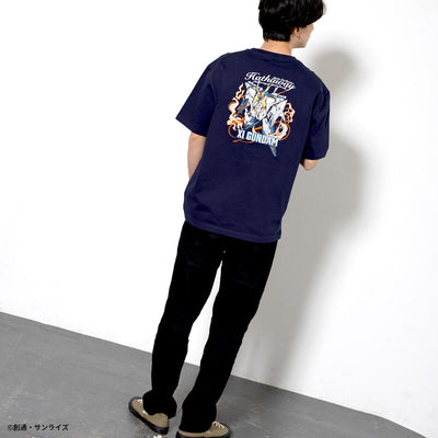 STRICT-G Mobile Suit Gundam Hathaway - Xi Gundam Embroidered T-Shirt - official product view 5
