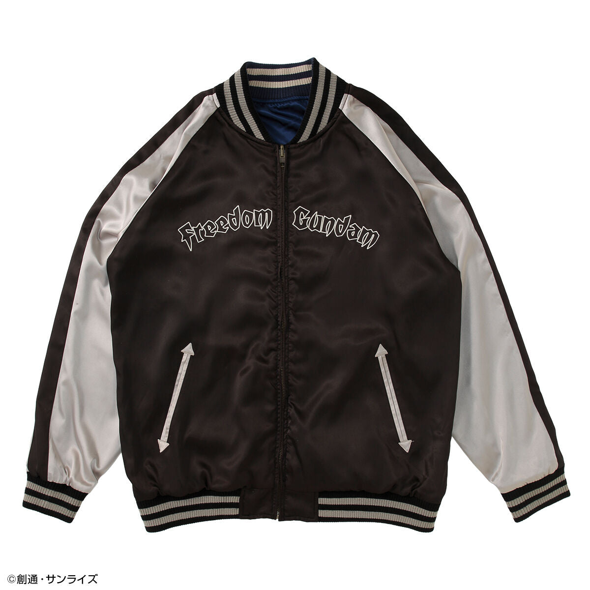 STRICT-G Mobile Suit Gundam SEED - Freedom Gundam Reversible Sukajan Jacket - official product view 1
