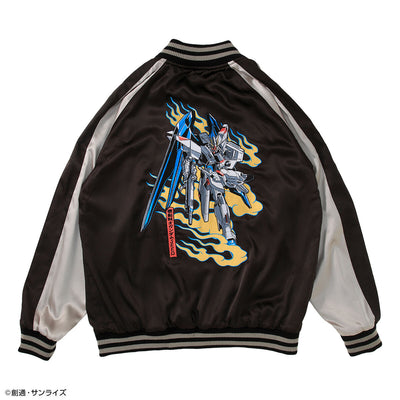 STRICT-G Mobile Suit Gundam SEED - Freedom Gundam Reversible Sukajan Jacket - official product view 2