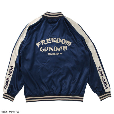STRICT-G Mobile Suit Gundam SEED - Freedom Gundam Reversible Sukajan Jacket - official product view 4