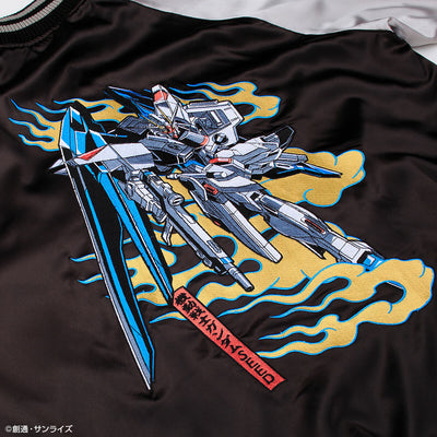 STRICT-G Mobile Suit Gundam SEED - Freedom Gundam Reversible Sukajan Jacket - official product view 6