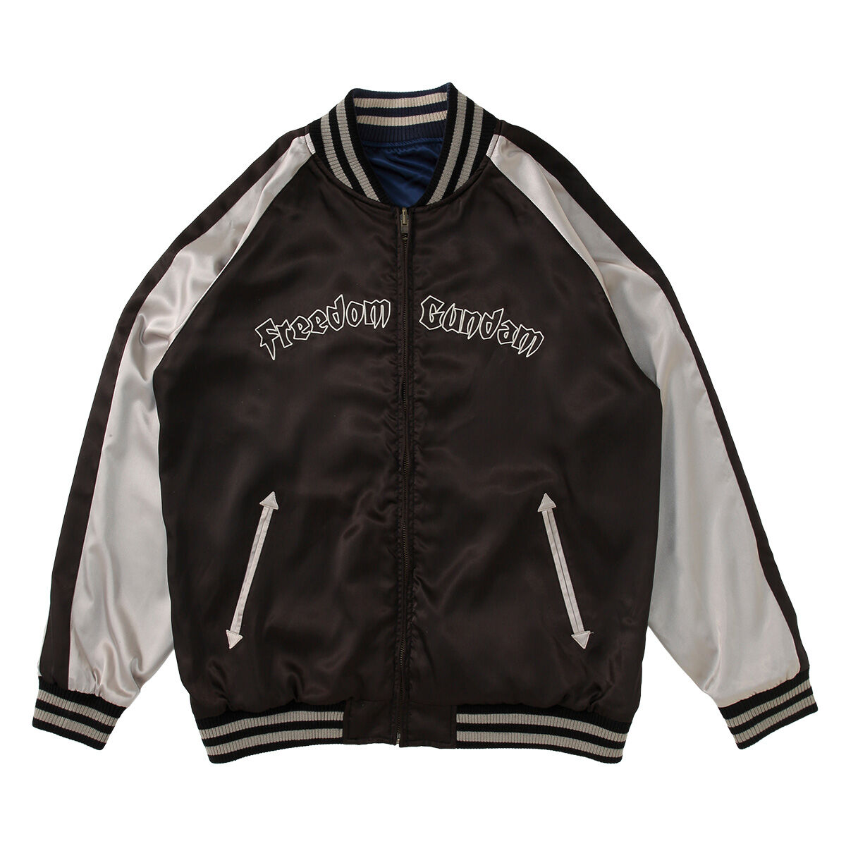 STRICT-G Mobile Suit Gundam SEED - Freedom Gundam Reversible Sukajan Jacket - official product view 9