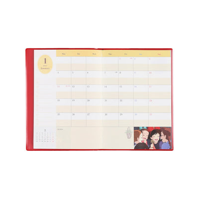 Studio Ghibli 2027 B6 Planners (3 Types) - Kiki's Delivery Service - official view 15