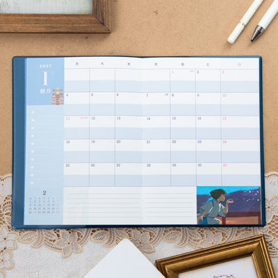 Studio Ghibli 2027 B6 Planners (3 Types) - Spirited Away - official view 18