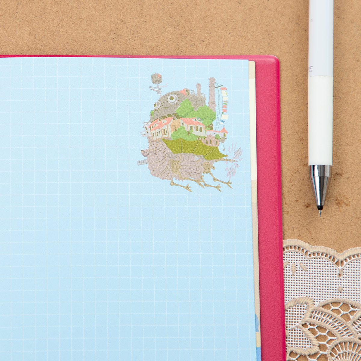 Studio Ghibli 2027 B6 Planners (3 Types) - Howl's Moving Castle - official view 36