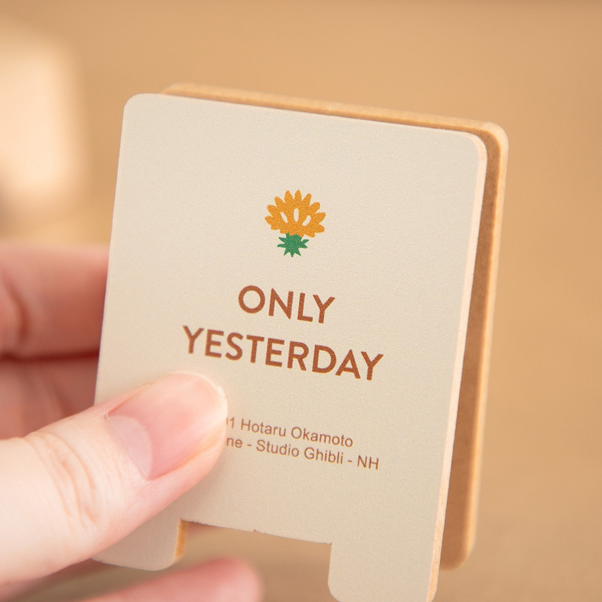 Studio Ghibli - 25 Works Collection Wooden Clips (21 Types) - Only Yesterday - official view 37
