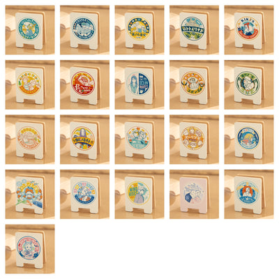Studio Ghibli - 25 Works Collection Wooden Clips (21 Types) - Complete Set with all listed models