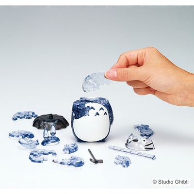 Studio Ghibli - 3D Crystal Puzzle Kits (7 Types) - Totoro - Grey - official view 51