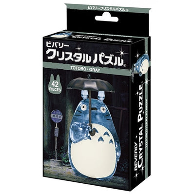 Studio Ghibli - 3D Crystal Puzzle Kits (7 Types) - Totoro - Grey - official view 53