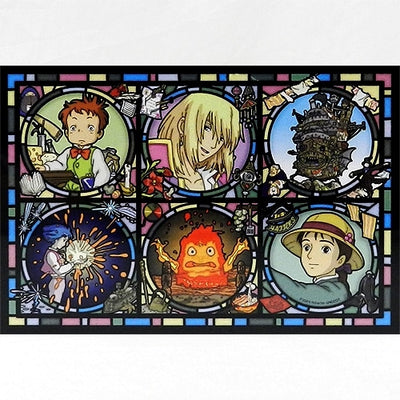 Studio Ghibli - Art Crystal Jigsaw Puzzles, 208 Pieces (2 Types) - Howl Magic Castle Letter - official view 2