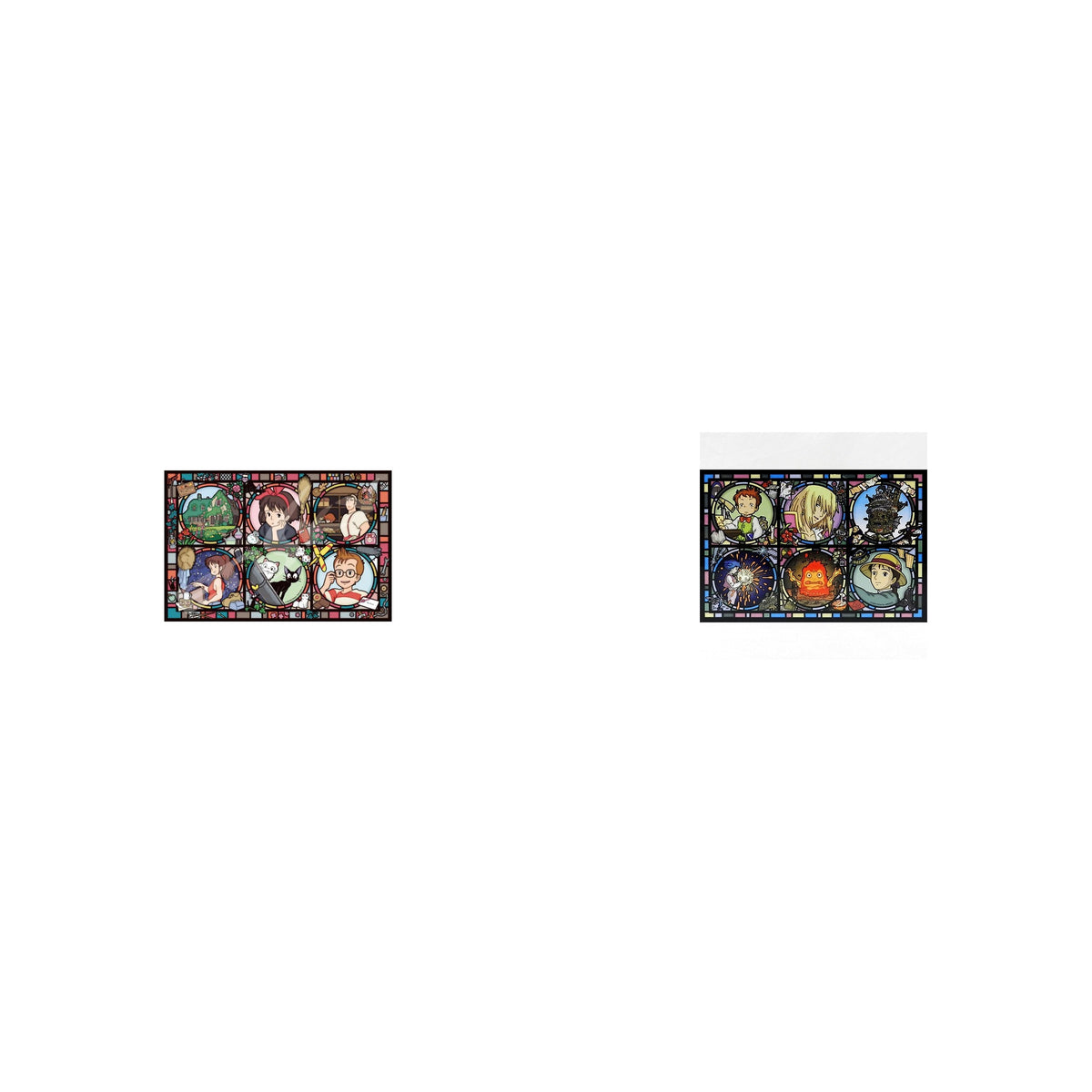 Studio Ghibli - Art Crystal Jigsaw Puzzles, 208 Pieces (2 Types) - Complete Set with all listed models