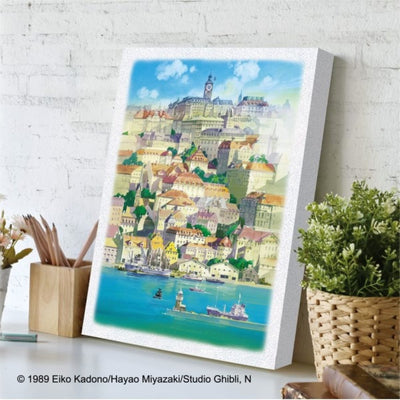 Studio Ghibli - Artboard Jigsaw Puzzles, 366 Pieces (8 Types) - A Town Floating on the Sea - official view 5