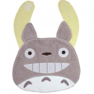 Studio Ghibli Baby Bibs - Totoro, Catbus and Jiji (6 Types) - Totoro Face - Smile - official view 1