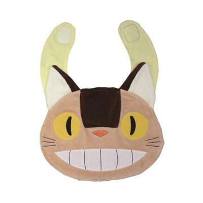 Studio Ghibli Baby Bibs - Totoro, Catbus and Jiji (6 Types) - Catbus Face - Smile - official view 2