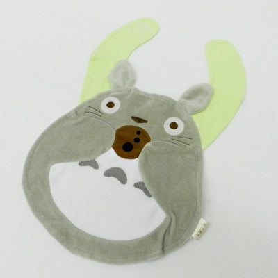 Studio Ghibli Baby Bibs - Totoro, Catbus and Jiji (6 Types) - Totoro and Ocarina - official view 4
