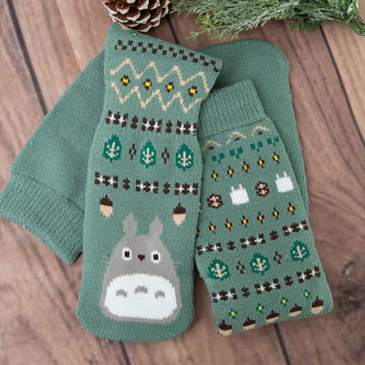 Studio Ghibli - Blanket Socks 22-26 cm (3 Types) - Totoro - official view 1