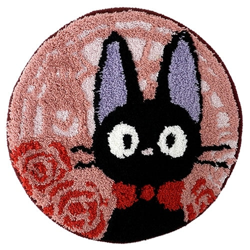 Studio Ghibli Catbus and Jiji Round Chair Pads (2 Types) - Jiji Clock Tower - official view 7