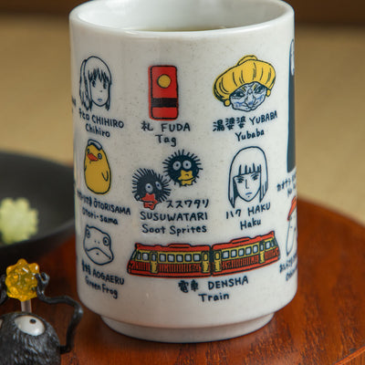 Studio Ghibli - Character Lineup Yunomi Teacups (2 Types) - Spirited Away - official view 13