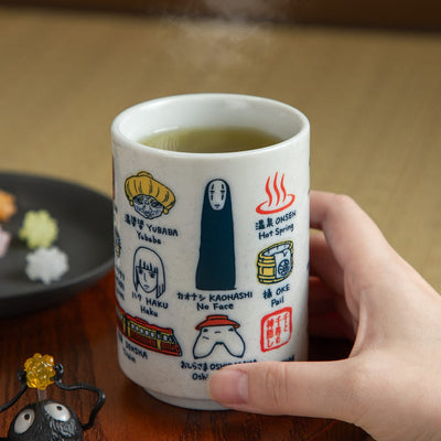 Studio Ghibli - Character Lineup Yunomi Teacups (2 Types) - Spirited Away - official view 14