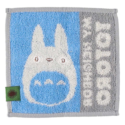 Studio Ghibli 15 cm character mini towel - blue totoro - official view 3