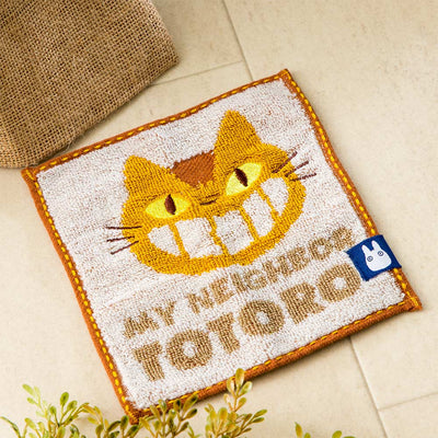 Studio Ghibli 15 cm character mini towel - catbus - official view 1