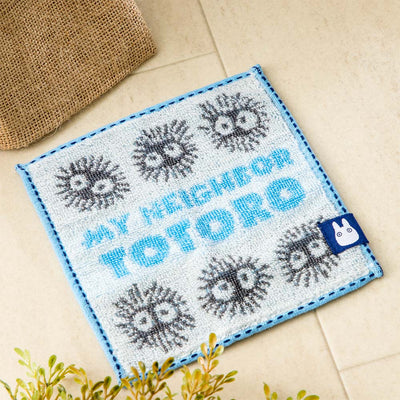 Studio Ghibli 15 cm character mini towel - soot sprites - official view 1