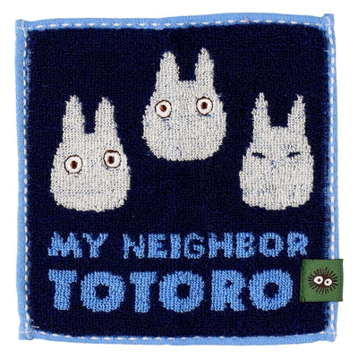 Studio Ghibli 15 cm character mini towel - white totoro - official view 2