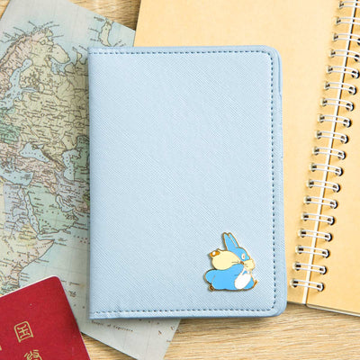 Studio Ghibli Character Passport Cases (2 Types) - Blue Totoro - official view 8