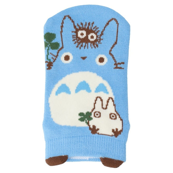 Studio Ghibli Character Puppet Sneaker Socks 13-19 cm (6 Types) - Blue Totoro - official view 5