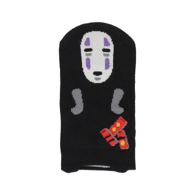 Studio Ghibli Character Puppet Sneaker Socks 13-19 cm (6 Types) - No-Face Black - official view 11