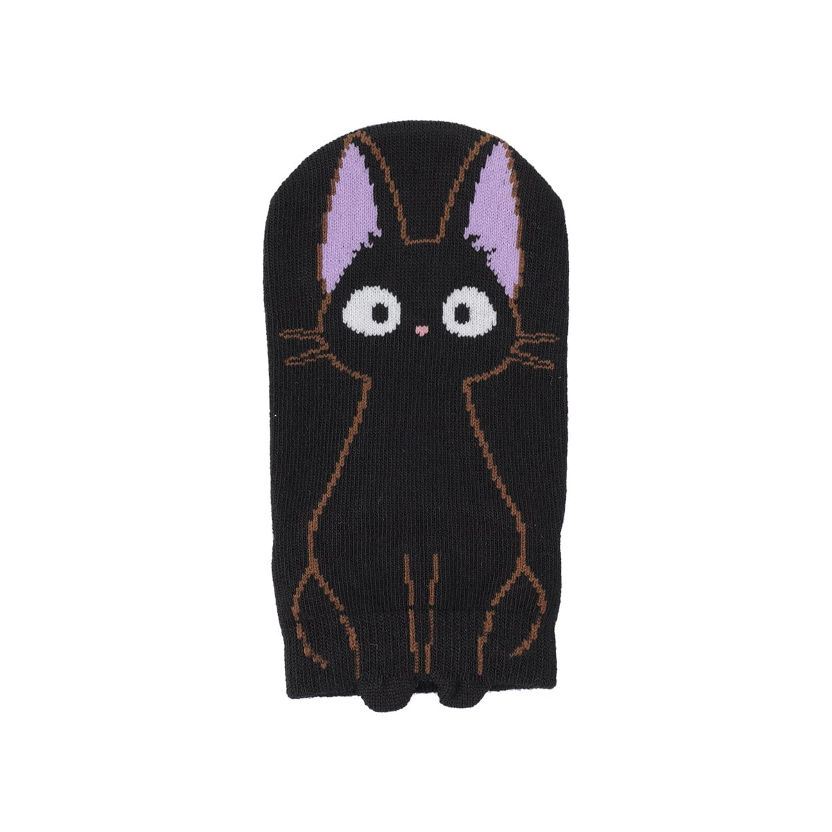 Studio Ghibli Character Puppet Sneaker Socks 13-19 cm (6 Types) - Jiji Black - official view 17