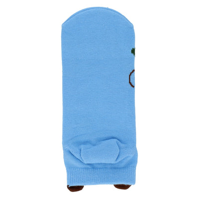 Studio Ghibli Character Puppet Sneaker Socks 23-25 cm (5 Types) - Blue Totoro - official view 6