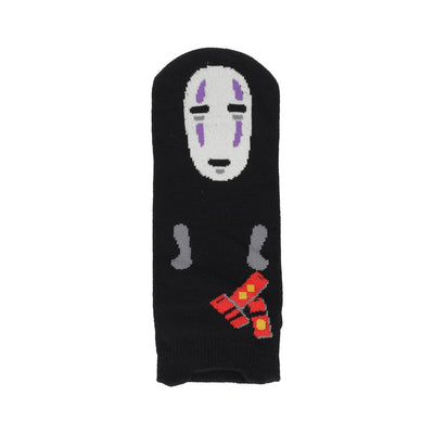 Studio Ghibli Character Puppet Sneaker Socks 25-27 cm (2 Types) - No-Face Black - official view 4