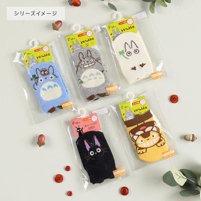 Studio Ghibli Character Puppet Sneaker Socks 9-14 cm (3 Types) - White Totoro Off-White - official view 6