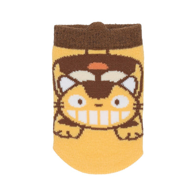 Studio Ghibli Character Puppet Sneaker Socks 9-14 cm (3 Types) - Catbus Orange - official view 7